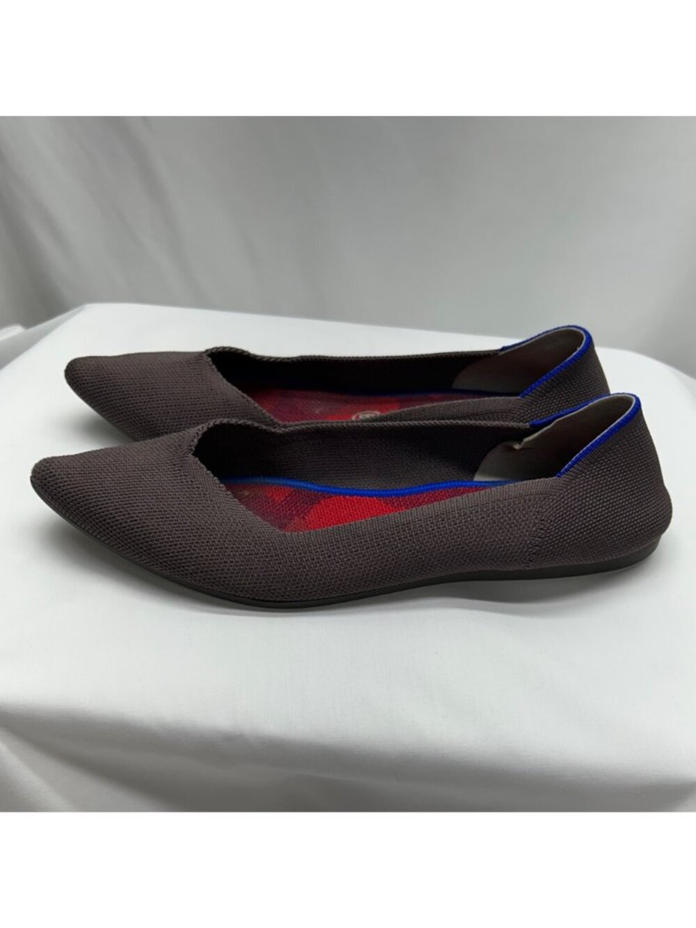 ROTHY'S The Point Ballet Flats In Retired Mink Color Women's 10 - Picture 2 of 12
